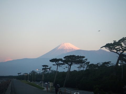 千本浜 富士山